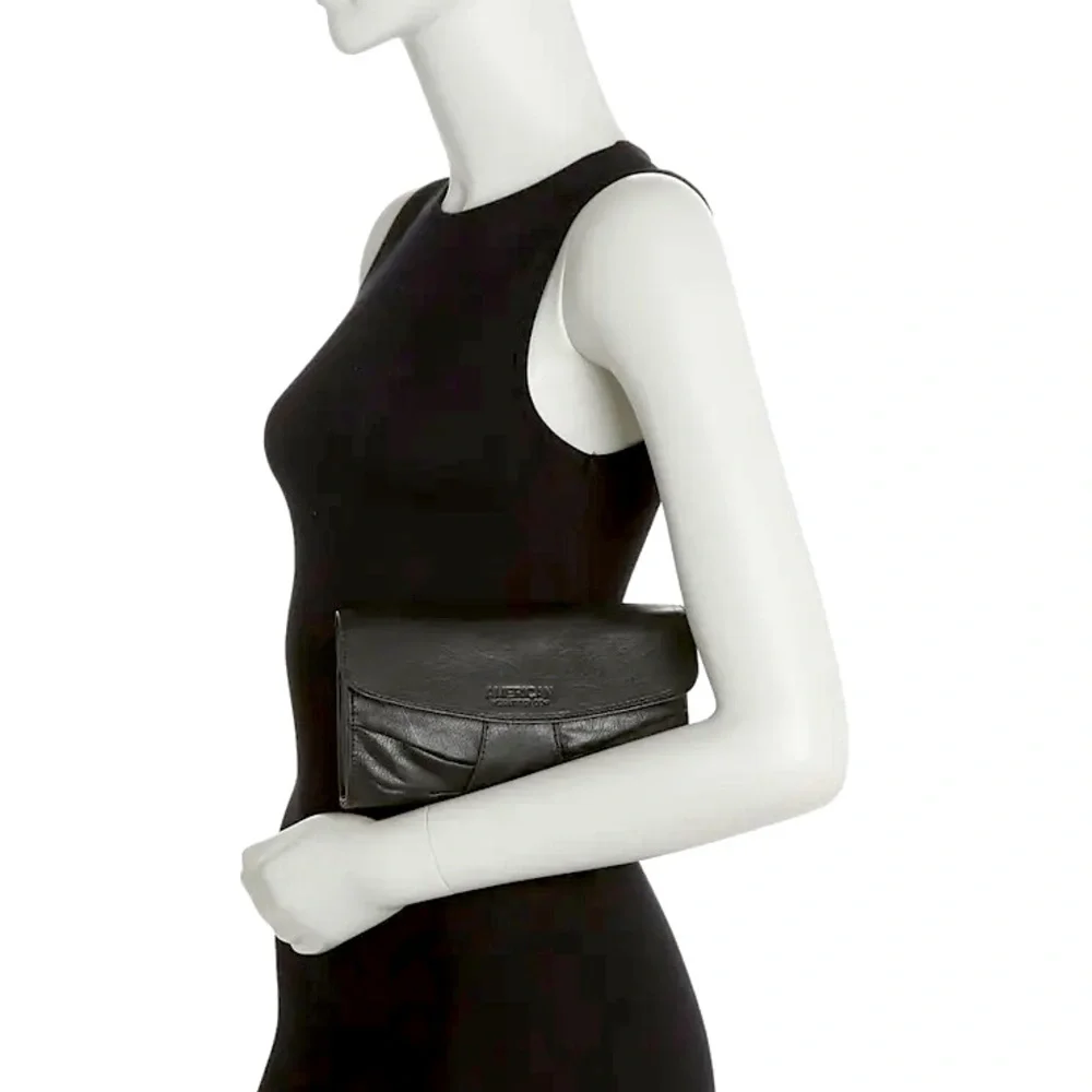 American Leather Co. Miles Wristlet Clutch